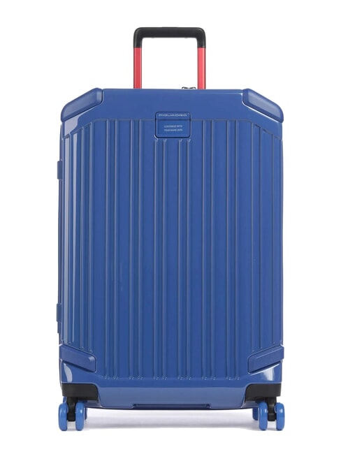 PIQUADRO POP Mittlerer Trolley Blau - Harte Trolleys