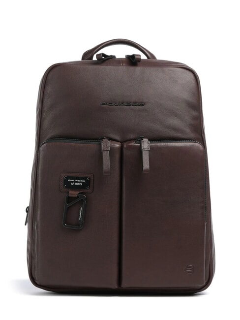 PIQUADRO HARPER 14-Zoll-Laptop-Rucksack, erweiterbar MORO - PC-Rucksäcke