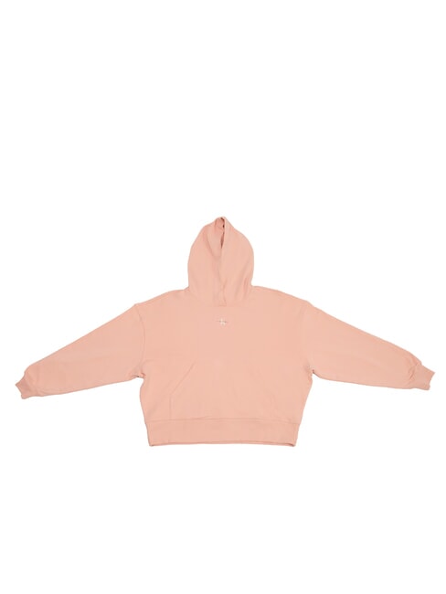 CALVIN KLEIN CK JEANS Baumwoll-Sweatshirt mit Kapuze und Tasche zarte Blüte - Sweatshirts Damen