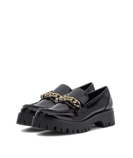 GUESS ALMER Mokassins mit Ketten- und Strasslogo SCHWARZ - Damenschuhe - 1