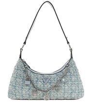 GUESS EVERLEE Umh&auml;ngetasche neblig blau multi - Damentaschen - 1