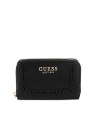 GUESS TATUM Mittelgro&szlig;e Geldb&ouml;rse mit Rei&szlig;verschluss SCHWARZ - Brieftaschen Damen - 1