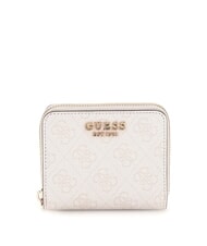 GUESS KATYA Mini-Geldb&ouml;rse wei&szlig;es Logo - Brieftaschen Damen - 1