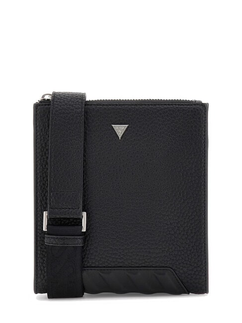 GUESS TORINO Flache Tasche SCHWARZ - Umhängetaschen Herren