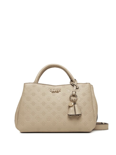 GUESS PHOEBE Handtasche mit Schulterriemen einfach taupefarbenes Logo - Damentaschen