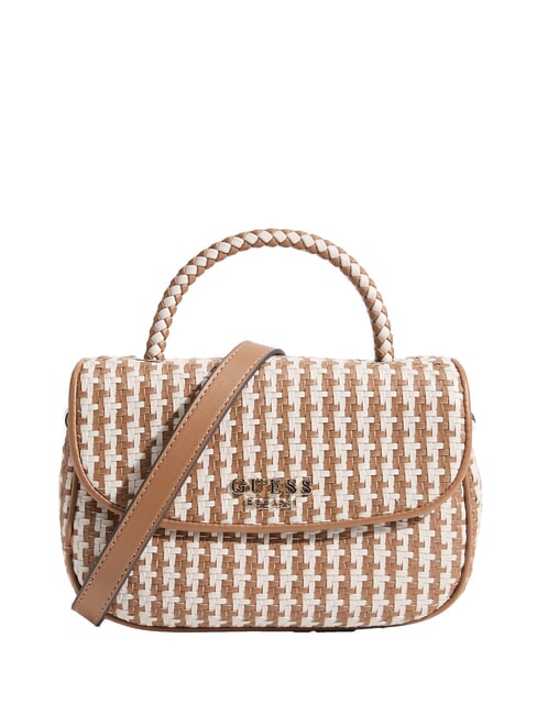 GUESS MIREMA  Handtasche, mit Schultergurt Kamel Multi - Damentaschen