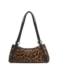 GUESS DOMITILLA Schultertasche aus St. Animalier-Leder - Damentaschen