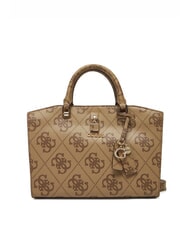 GUESS QUEENSLAND Handtasche mit 4G-Logoprint MILCH-LOGO - Damentaschen - 1