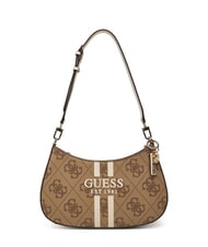 GUESS NOELLE Logo-Schultertasche mit Aufdruck MILCH-LOGO - Damentaschen - 1