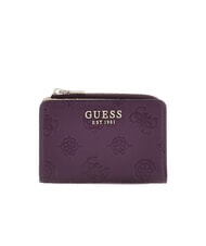 GUESS LAUREL 2 Mittelgro&szlig;e Geldb&ouml;rse mit Rei&szlig;verschluss Weinlogo - Brieftaschen Damen - 1