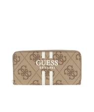 GUESS LAUREL 2 Gro&szlig;e Geldb&ouml;rse mit Rei&szlig;verschluss MILCH-LOGO - Brieftaschen Damen - 1
