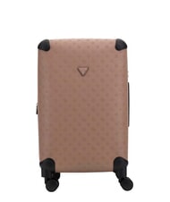 GUESS WILDER 28 Gro&szlig;er Einkaufswagen Logo in dunklem Taupe - Harte Trolleys - 1