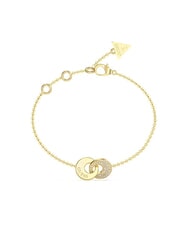 GUESS BLOOMING SUMMER Armband mit zwei ineinander verschlungenen Kreisen gelbes Gold - Armb&auml;nder - 1