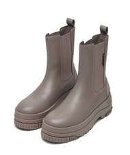 TOMMY HILFIGER TH JEANS  Hohe Stiefeletten aus Leder grau - Damenschuhe - 1