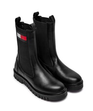 TOMMY HILFIGER TH JEANS Lederstiefeletten - Damenschuhe