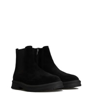 TOMMY HILFIGER HILFIGER SUEDE Wildleder-Ankle-Boots mit Rei&szlig;verschluss Schwarz - Herrenschuhe - 1