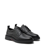 TOMMY HILFIGER HILFIGER COMFORT Schn&uuml;rschuh im Derby-Stil aus Leder Schwarz - Herrenschuhe - 1