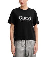 GUESS TOUR DATES Baumwoll-T-Shirt jetbla - T-Shirts und Tops f&uuml;r Damen - 1