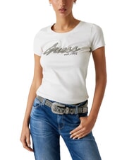 GUESS HOT FIX Baumwoll-T-Shirt - T-Shirts und Tops f&uuml;r Damen