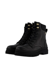 TOMMY HILFIGER CLEATED LACE-UP Schn&uuml;rstiefeletten mit gepolstertem Schaft Schwarz - Damenschuhe - 1