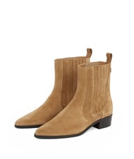 TOMMY HILFIGER COWBOY CHELSEA Stiefeletten aus Wildleder mit spitzer Zehenpartie khaki - Damenschuhe - 1