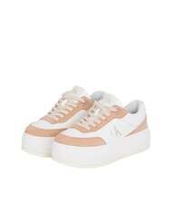 CALVIN KLEIN BOLD FLATF LOW LACE Turnschuhe Wei&szlig; - Damenschuhe - 1