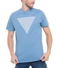 GUESS TRIANGLE LOGO Kurzarm-T-Shirt mit normaler Passform - Herren-T-Shirts
