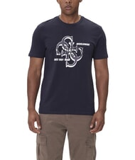 GUESS DROP SHADOW Kurz&auml;rmeliges T-Shirt mit 4G-Aufdruck - Herren-T-Shirts
