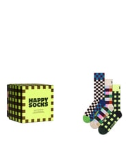 HAPPY SOCKS CHECK IT OUT Set mit 3 Paar Socken 1000 - Herrensocken/Herrenstr&uuml;mpfe - 1