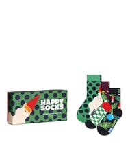 HAPPY SOCKS KIDS PRESENTS UNDER THE TREE Geschenkbox mit 3 Paar Socken - Unisex-Socken
