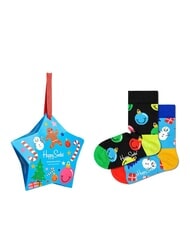 HAPPY SOCKS HOLIDAY KIDS Geschenkset mit 2 Paar Socken 0200 - Unisex-Socken - 1