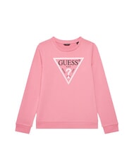 GUESS CORE KIDS Sweatshirt mit Dreieck-Logo-Print Gelee-Rosa - Sweatshirts Kinder - 1