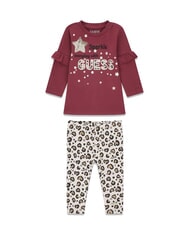 GUESS KIDS MINI ME Set aus lang&auml;rmeligem T-Shirt und Leggings Ballsaal rot - Strampler und Baby-Outfits - 1