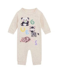 GUESS KIDS MINI ME Baumwoll-Strampler mit Tiermuster lighoah - Strampler und Baby-Outfits - 1