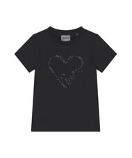 GUESS KIDS MINI ME Baumwoll-T-Shirt mit Pailletten jetbla - Kinder-T-Shirt - 1