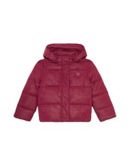 GUESS KIDS MINI ME Wattierte Daunenjacke mit Kapuze Ballsaal rot - Kinder Jacken - 1