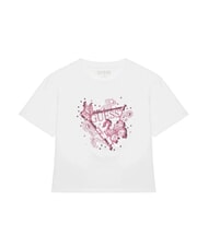 GUESS KIDS Kurz&auml;rmeliges T-Shirt mit Stickerei und Pailletten purwei&szlig; - Kinder-T-Shirt - 1