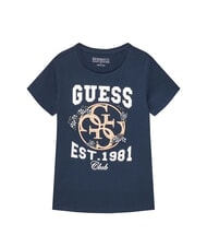 GUESS KIDS Kurz&auml;rmeliges T-Shirt mit Aufdruck und Stickerei - Kinder-T-Shirt