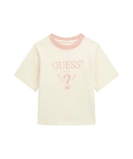 GUESS KIDS MINI ME Kurz&auml;rmeliges T-Shirt mit gesticktem Logo dovwhi - Kinder-T-Shirt - 1