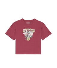 GUESS KIDS M&auml;dchen-T-Shirt mit Blumenmuster - Kinder-T-Shirt