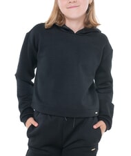 GUESS KIDS MINI ME Hoodie mit durchgehendem Pfingstrosen-Logo Pfingstrose M Schwarz - Sweatshirts Kinder - 1