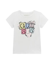 GUESS KIDS Kurz&auml;rmeliges T-Shirt mit Aufdruck - Kinder-T-Shirt