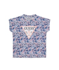 GUESS KIDS Kurz&auml;rmeliges T-Shirt mit Blumenmuster - Kinder-T-Shirt