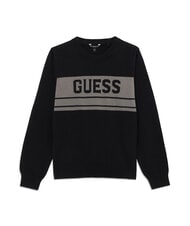 GUESS KIDS MINI ME Rundhalspullover mit Logo jetbla - Kinderpullover - 1