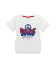 GUESS KIDS Kurzarm-T-Shirt f&uuml;r Kinder purwei&szlig; - Kinder-T-Shirt - 1