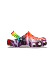 CROCS CLASSIC TIEDYE KIDS Bedruckte Hausschuhe - Kinderschuhe