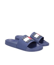 TOMMY HILFIGER FLAG POOL Damenpantoffeln Samtblau - Damenschuhe - 1