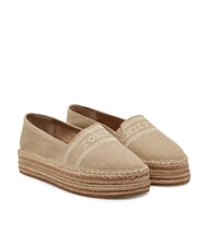 TOMMY HILFIGER TH Espadrilles mit Plateau aus Canvas Meerrettich - Damenschuhe - 1