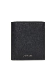 CALVIN KLEIN FOIL EMBOSSED Ledergeldb&ouml;rse auf Schwarz - Brieftaschen Herren - 1