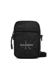 CALVIN KLEIN BOLD LOGO NYLON Umh&auml;ngetasche auf Schwarz - Umh&auml;ngetaschen Herren - 1